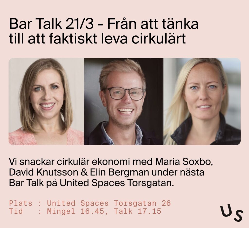 Bar Talk Live 21/3 2024 på United Spaces, Torsgatan 26. 