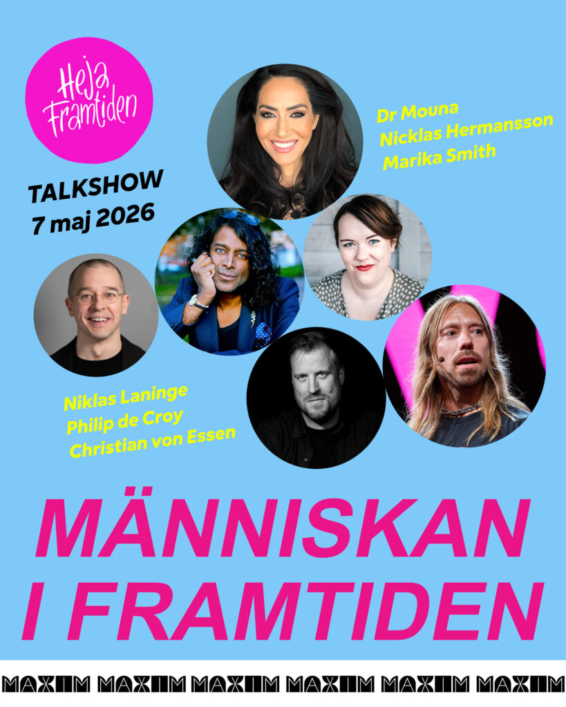 Heja Framtiden talkshow på Maxim.